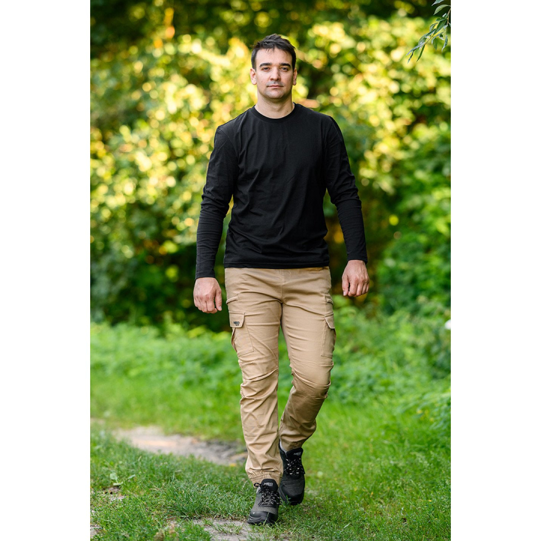 OUTDOOR darbinės kelnės, jogger tipo, smėlio spalvos, dydis XXL 4 OUTDOOR darbinės kelnės, jogger tipo, smėlio spalvos, dydis XXL 4