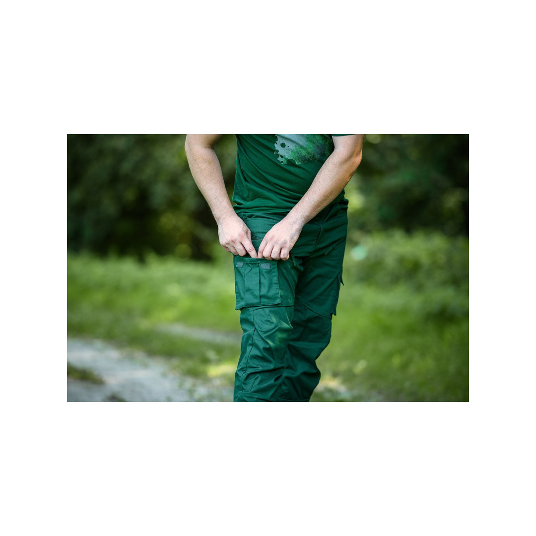 OUTDOOR darbinės kelnės, jogger tipo, žalia, dydis L 4 OUTDOOR darbinės kelnės, jogger tipo, žalia, dydis L 4