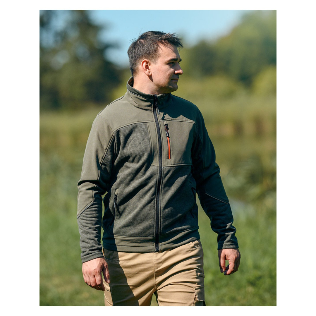 OUTDOOR minkšta striukė, žalia, XL dydis 1 OUTDOOR minkšta striukė, žalia, XL dydis 1