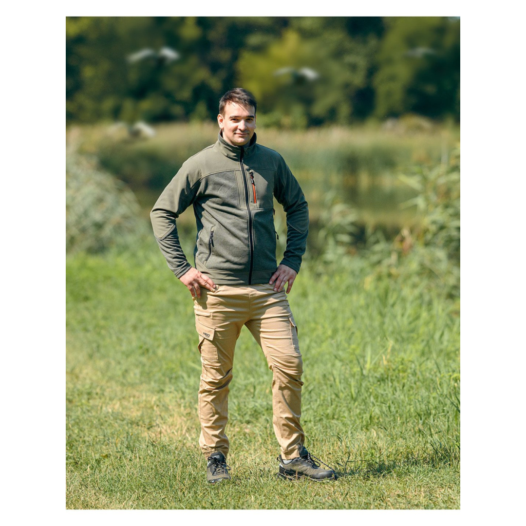 OUTDOOR minkšta striukė, žalia, XL dydis 2