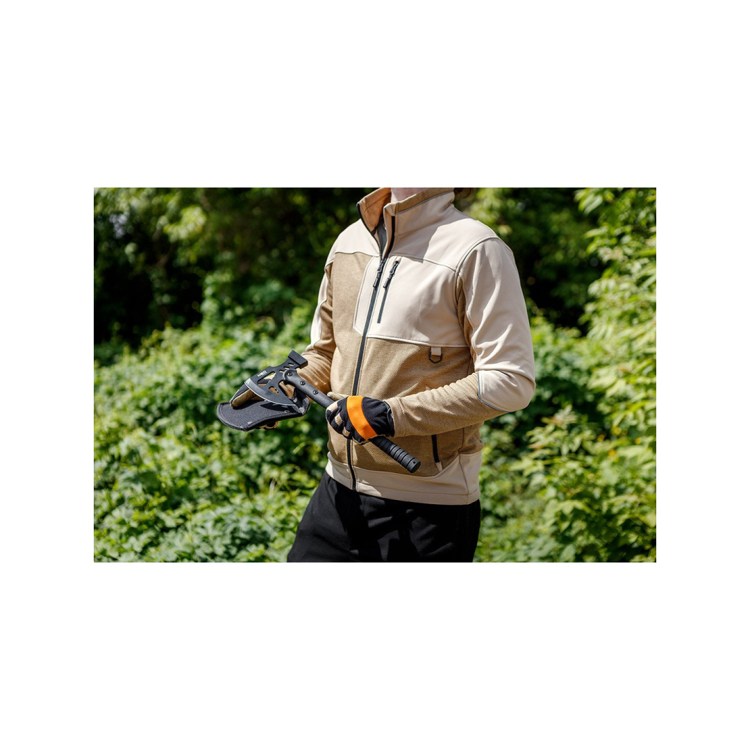 OUTDOOR minkštas džemperis, smėlio spalvos, XXL dydis 1 OUTDOOR minkštas džemperis, smėlio spalvos, XXL dydis 1