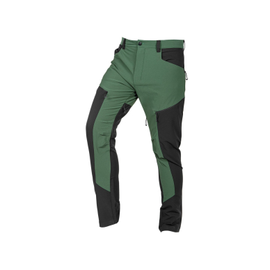 OUTDOOR darbinės kelnės, 4 krypčių ruožas, žaliai pilka, dydis XXXL