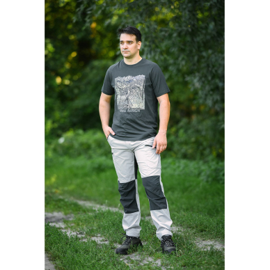 OUTDOOR darbinės kelnės, 4 krypčių, šviesios, dydis M 4