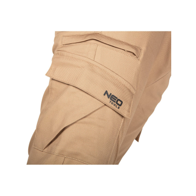 OUTDOOR darbinės kelnės, jogger tipo, smėlio spalvos, dydis XL 7