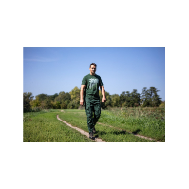 OUTDOOR darbinės kelnės, jogger tipo, žalia, dydis XL 1