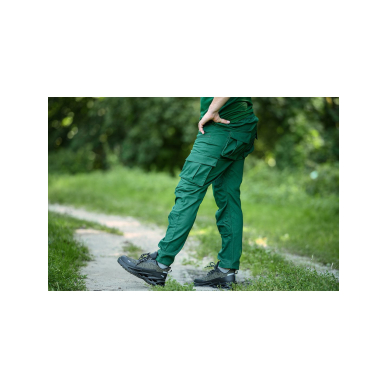 OUTDOOR darbinės kelnės, jogger tipo, žalia, dydis XL 3