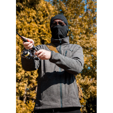 OUTDOOR džemperis su užtrauktuku, pilkos spalvos, dydis XXL 3 OUTDOOR džemperis su užtrauktuku, pilkos spalvos, dydis XXL 3