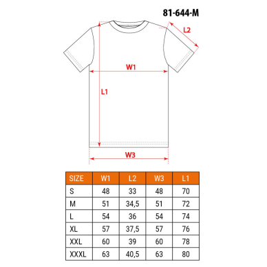 OUTDOOR marškinėliai, miško, M dydis 8 OUTDOOR marškinėliai, miško, M dydis 8