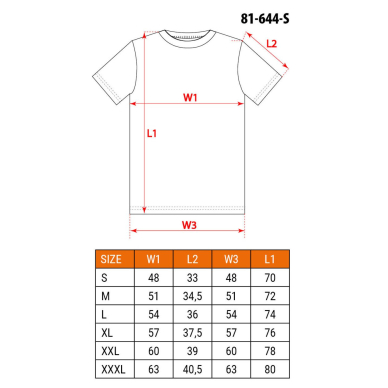 OUTDOOR marškinėliai, miško, S dydis 8 OUTDOOR marškinėliai, miško, S dydis 8
