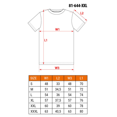 OUTDOOR marškinėliai, miško, XXL dydis 8 OUTDOOR marškinėliai, miško, XXL dydis 8