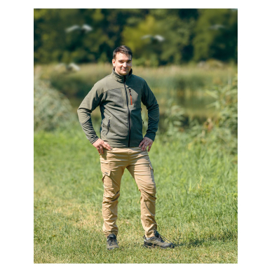 OUTDOOR minkšta striukė, žalia, XL dydis 2