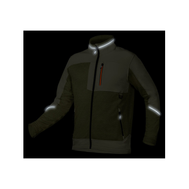 OUTDOOR minkšta striukė, žalia, XXXL dydis 3