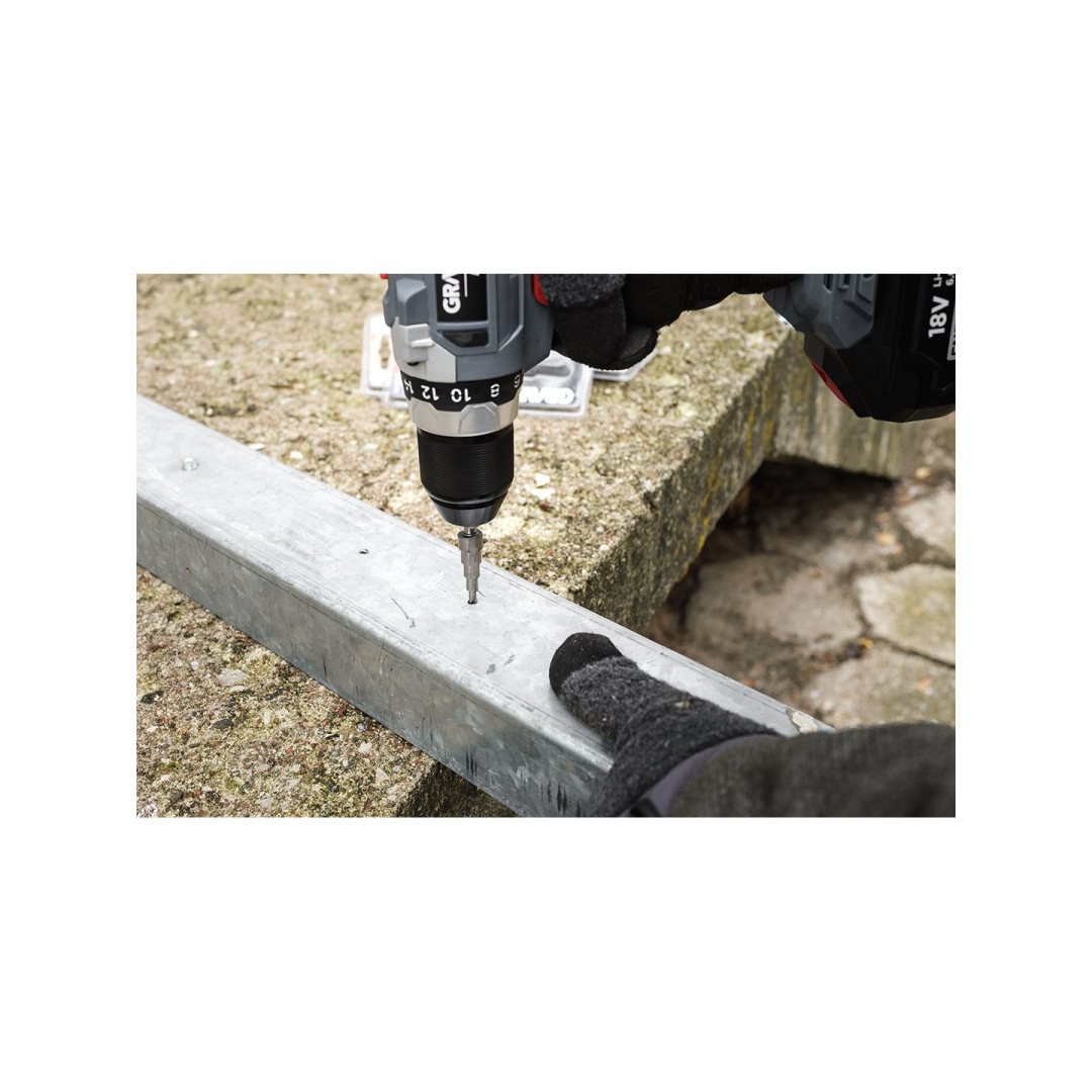 Pakopinis grąžtas 4-12 mm 1 Pakopinis grąžtas 4-12 mm 1