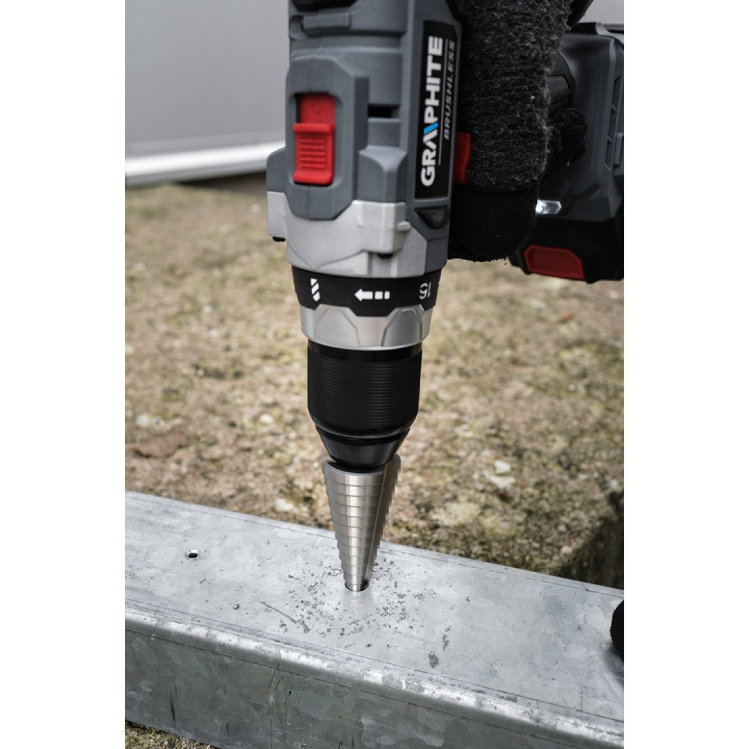 Pakopinis grąžtas 4-32 mm 1 Pakopinis grąžtas 4-32 mm 1