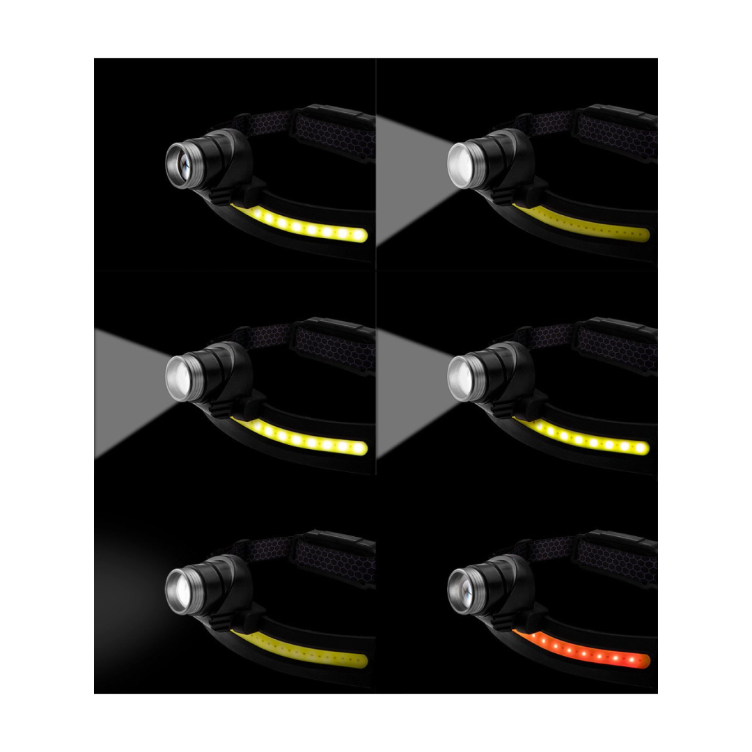 Pakraunamas žibintas ant galvos  LED 2.0   400 lm+400 lm 6 Pakraunamas žibintas ant galvos  LED 2.0   400 lm+400 lm 6