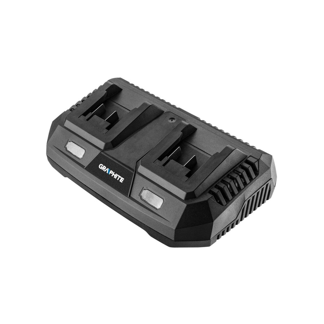 Pakrovėjas akumuliatorių dvigubas Graphite Pakrovėjas akumuliatorių dvigubas Graphite