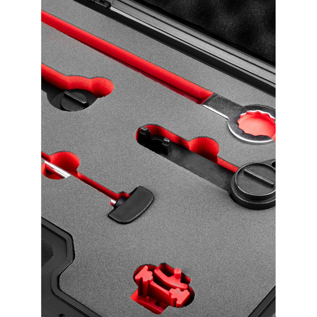 Paskirstymo veleno fiksavimo komplektas - VAG benzininiam varikliui 1.2/1.4 TSI/TFSI/TGI 7