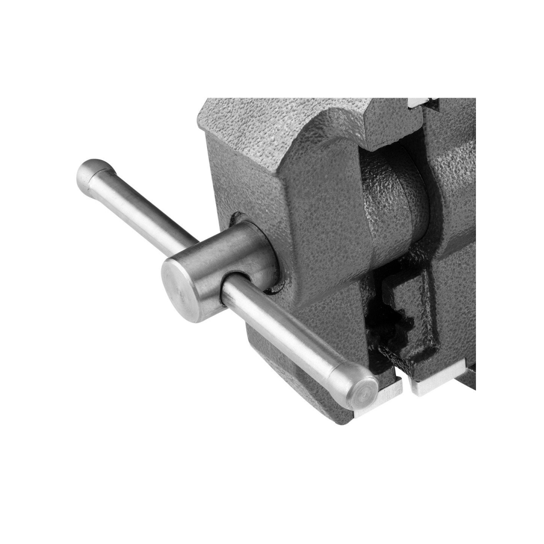 Pasukamas spyruoklinis spaustuvas 100 mm, 360 laipsnių kampu 1