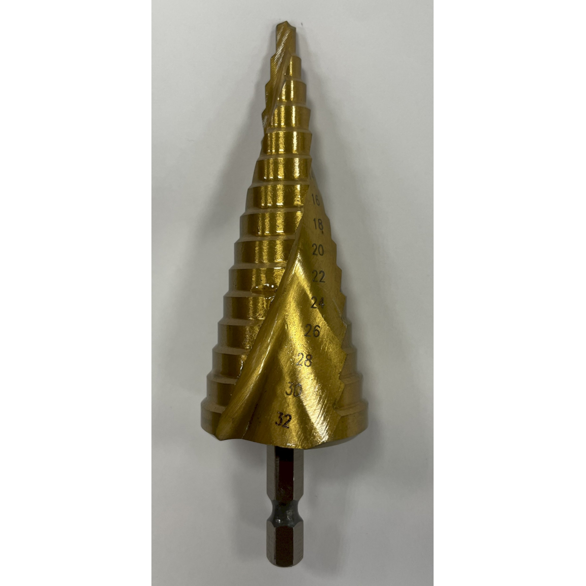 Pakopinis grąžtas suktas 4-32mm suktukui HEX 1/4 2