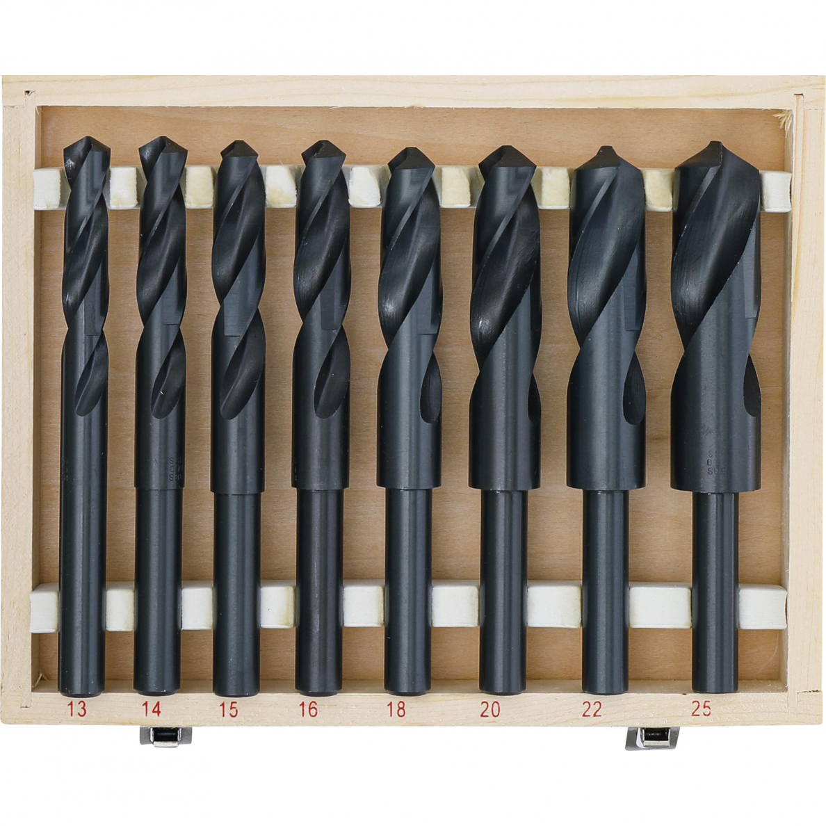 Grąžtų metalui rinkinys BGS-technic 2019, 13 - 25 mm, 8 vnt. 1 Grąžtų metalui rinkinys BGS-technic 2019, 13 - 25 mm, 8 vnt. 1