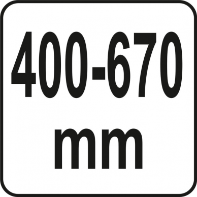 Griebtuvas plytoms / silikatiniams blokeliams Yato, 400-670 mm 2 Griebtuvas plytoms / silikatiniams blokeliams Yato, 400-670 mm 2