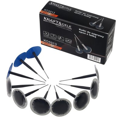 Padangų remonto ratukai 6mm (''grybukai'') 10vnt.