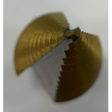 Pakopinis grąžtas 4-20mm suktukui HEX 1/4 tiesus 1 Pakopinis grąžtas 4-20mm suktukui HEX 1/4 tiesus 1