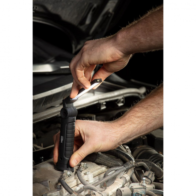 Pakraunamas dirbtuvių prožektorius Neo tools COB, 200lm + žibintuvėlis 2 Pakraunamas dirbtuvių prožektorius Neo tools COB, 200lm + žibintuvėlis 2