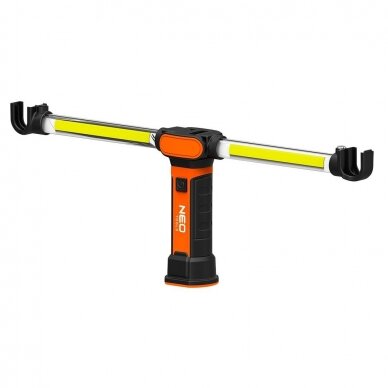 Pakraunamas dirbtuvių prožektorius Neo tools, COB LED, 500lm 2 Pakraunamas dirbtuvių prožektorius Neo tools, COB LED, 500lm 2
