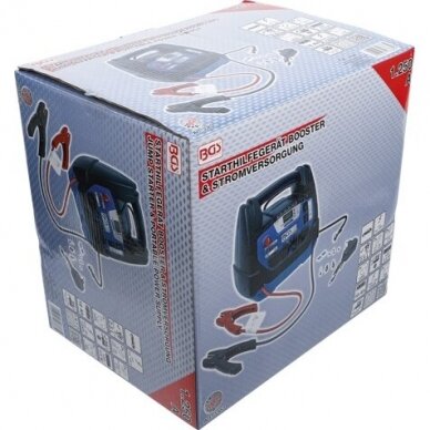 Paleidėjas pakrovėjas BGS-Technic, 12 V, 18 Ah 8 Paleidėjas pakrovėjas BGS-Technic, 12 V, 18 Ah 8