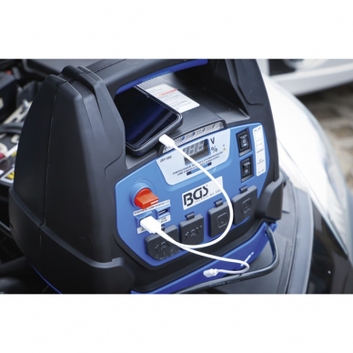 Paleidėjas pakrovėjas BGS-Technic, 12 V, 18 Ah 4 Paleidėjas pakrovėjas BGS-Technic, 12 V, 18 Ah 4