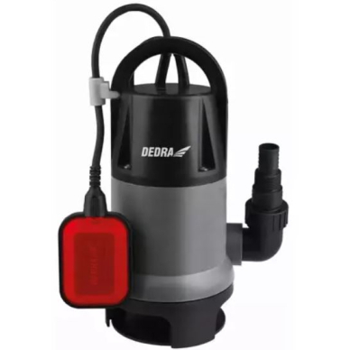 Panardinamas siurblys švariam ir nešvariam vandeniui Dedra DED8843A, 900 W 1 Panardinamas siurblys švariam ir nešvariam vandeniui Dedra DED8843A, 900 W 1