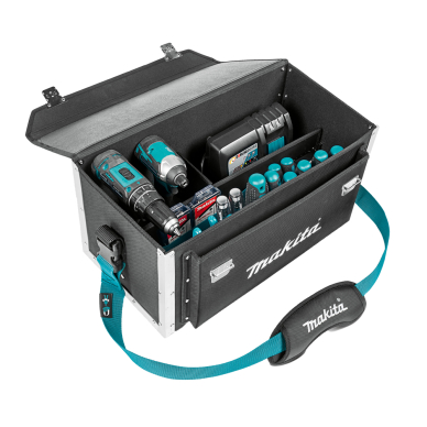Papildomai sutvirtintas įrankių krepšys su reguliuojamais skyriais Makita E-15394 2 Papildomai sutvirtintas įrankių krepšys su reguliuojamais skyriais Makita E-15394 2