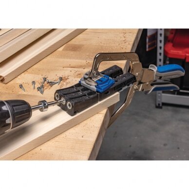 Paslėptų sujungimų gręžimo rinkinys KREG Micro Pocket-Hole Jig 230 3 Paslėptų sujungimų gręžimo rinkinys KREG Micro Pocket-Hole Jig 230 3