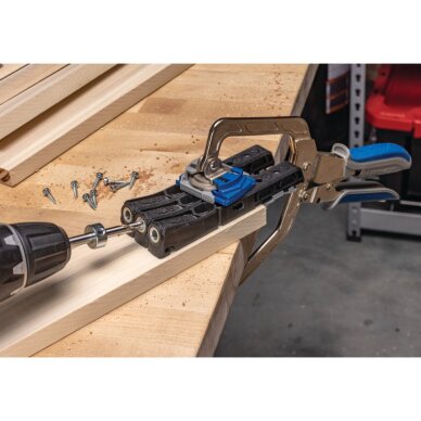 Paslėptų sujungimų gręžimo rinkinys KREG Micro Pocket-Hole Jig 230 3 Paslėptų sujungimų gręžimo rinkinys KREG Micro Pocket-Hole Jig 230 3