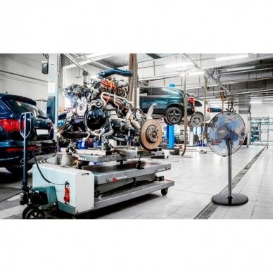 Pastatomas ventiliatorius 50W, 40cm, 3 greičiai, Neo 90-001 2 Pastatomas ventiliatorius 50W, 40cm, 3 greičiai, Neo 90-001 2