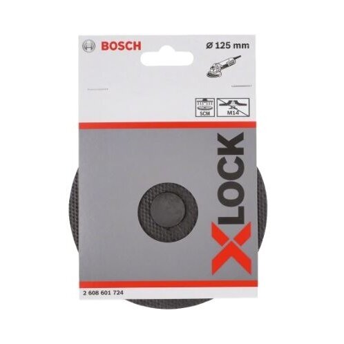 Pagrindas su centriniu kaiščiu Bosch X-LOCK SCM, 125mm, 2608601724 1 Pagrindas su centriniu kaiščiu Bosch X-LOCK SCM, 125mm, 2608601724 1