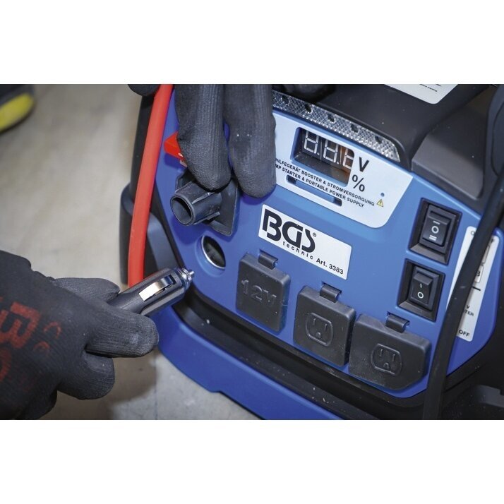 Paleidėjas pakrovėjas BGS-Technic, 12 V, 18 Ah 5 Paleidėjas pakrovėjas BGS-Technic, 12 V, 18 Ah 5