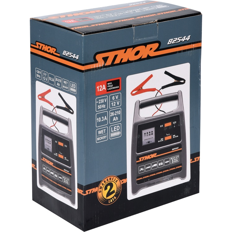 Pakrovėjas akumuliatoriams Sthor, 12A / 6/12V / 210 Ah 3 Pakrovėjas akumuliatoriams Sthor, 12A / 6/12V / 210 Ah 3