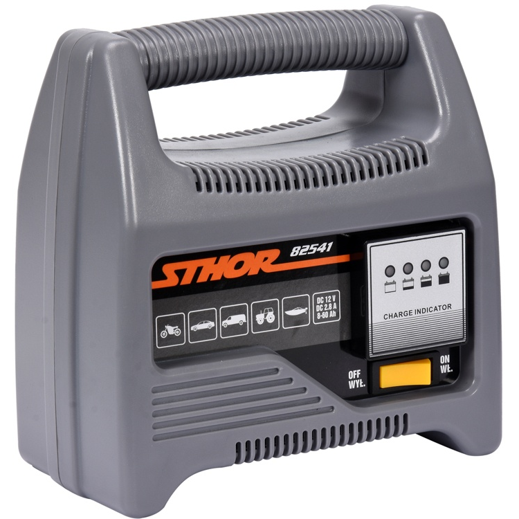 Pakrovėjas akumuliatoriams Sthor, 4A / 12V / 60 Ah, LED Pakrovėjas akumuliatoriams Sthor, 4A / 12V / 60 Ah, LED