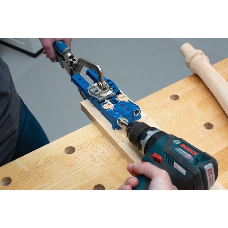 Paslėptų sujungimų gręžimo rinkinys KREG Pocket-Hole Jig 320 4