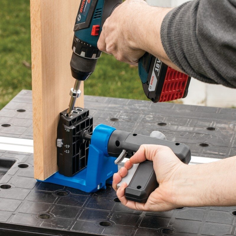 Paslėptų sujungimų gręžimo rinkinys KREG Pocket-Hole Jig 520Pro 7