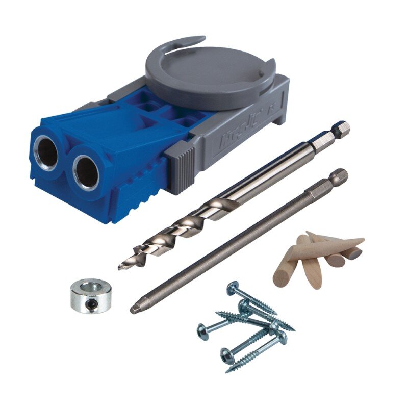 Paslėptų sujungimų gręžimo rinkinys KREG Pocket-Hole Jig R3 1