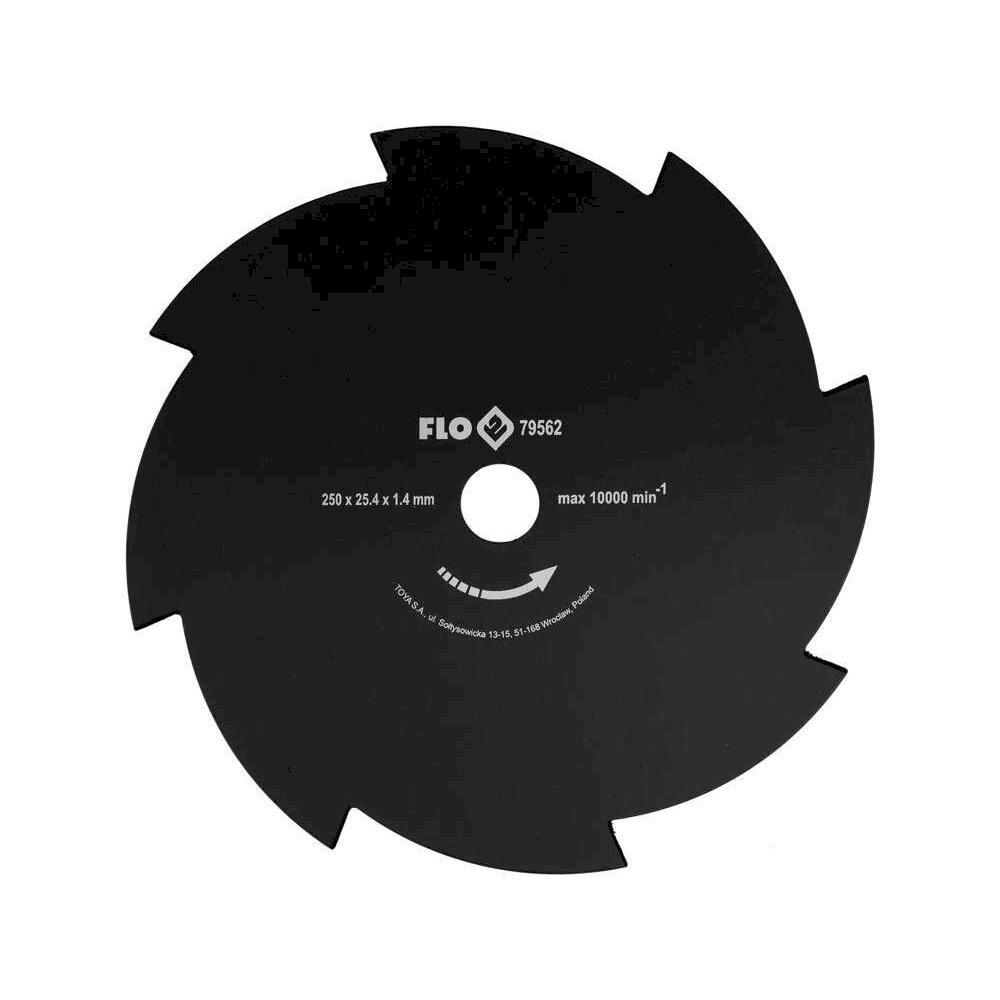 Peilis trimeriui / žoliapjovei | 4 kampų ašmenys | 250 mm / 25,4 mm (79562) Peilis trimeriui / žoliapjovei | 4 kampų ašmenys | 250 mm / 25,4 mm (79562)