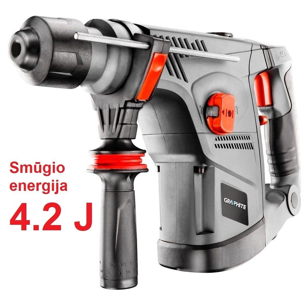 Perforatorius Graphite 58G858, SDS+ 900W, 4,2 J Perforatorius Graphite 58G858, SDS+ 900W, 4,2 J