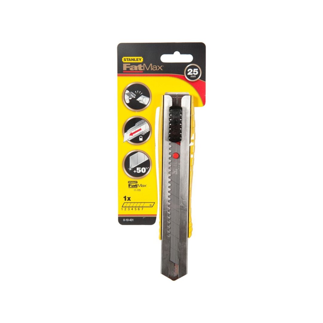 Peiliukas STANLEY FATMAX, 25 mm, ypatingai tvirtas Peiliukas STANLEY FATMAX, 25 mm, ypatingai tvirtas