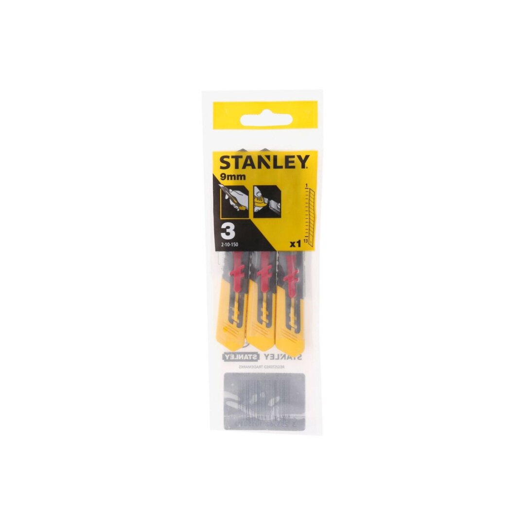 Peiliukas STANLEY FATMAX, 9 mm, 3 vnt