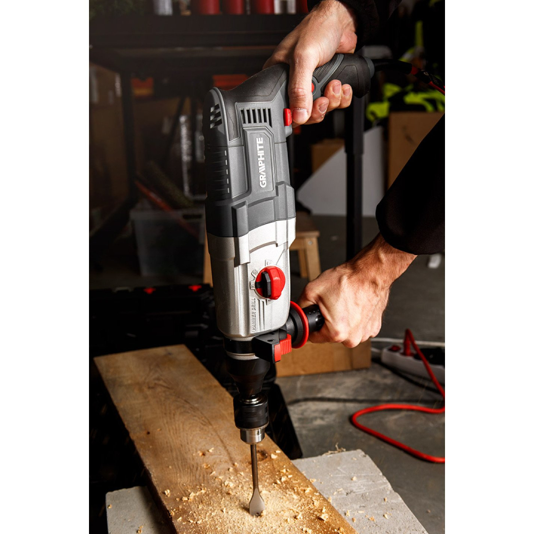 Perforatorius GRAPHITE 58G538, SDS+ 800W, lagamine 4 Perforatorius GRAPHITE 58G538, SDS+ 800W, lagamine 4