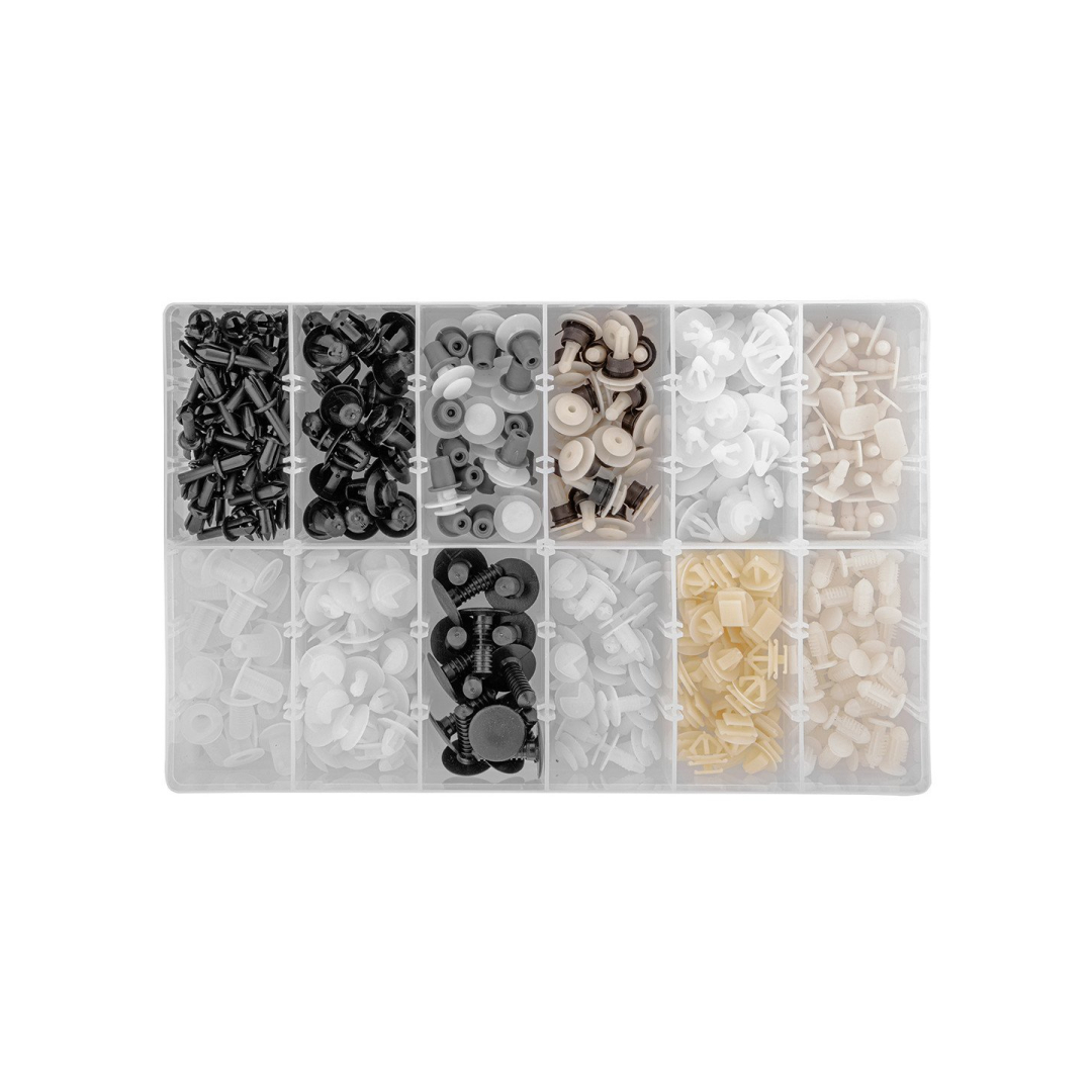 Peugeot Automobilio apdailos tvirtinimo elementai, 345 vnt. rinkinys Peugeot Automobilio apdailos tvirtinimo elementai, 345 vnt. rinkinys