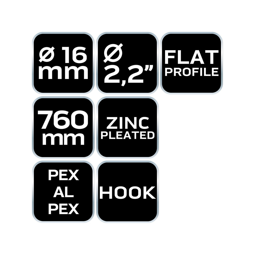 PEX pipe bending spring 16 x 760 mm 5